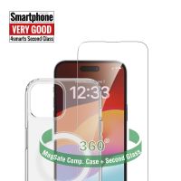 4smarts 540606, Mantelhülle, Apple, iPhone 15 Plus, 17 cm (6.7"), Transparent