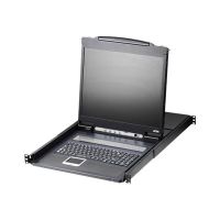 ATEN CL1308N - KVM-Konsole mit KVM-Switch - 8 Anschlüsse - PS/2, USB - 48.3 cm (19")
