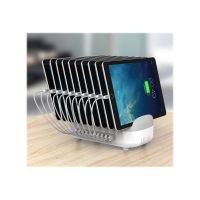 Compulocks 10 Ports USB Charging Dock Station With EU Plug - Ladestation - 120 Watt - 2.4 A - 10 Ausgabeanschlussstellen (USB)