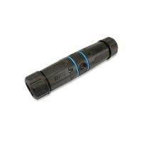 Equip Cat.6A RJ45-Inline-Koppler für den Außenbereich, RJ-45, RJ-45, Schwarz, Blau