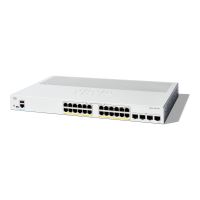 Cisco Catalyst 1200-24P-4G - Switch - L3 - Smart - 24 x 10/100/1000Base-T + 4 x 10 Gigabit SFP+ - an Rack montierbar - PoE+ (195 W)