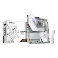 Gigabyte X870 AORUS TACHYON ICE Mainboard – Unterstützt AMD Ryzen 9000 CPUs, digitale 18+2+2 Phasen VRM, bis zu 9600 MHz DDR5 (OC), 1 x PCIe 5.0 + 2 x PCIe 4.0, Wi-Fi 7, 5 GbE LAN, USB 4, AMD, Sockel AM5, AMD Ryzen 7000 Series, AMD Ryzen 8000 Series, AMD 