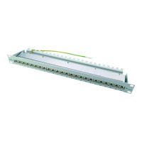 Telegärtner Karl Gärtner Telegärtner MPP24-HS K - Patch Panel - CAT 6a - STP - RJ-45 X 24 - Schwarz - 1U - 48.3 cm (19")
