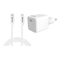 SANDBERG Netzteil - 2-in-1 - 20 Watt - 3 A - PD (24 pin USB-C)