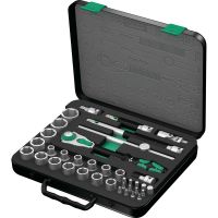 Wera 05003645001, Steckschlüssel-Set, 37 Stück(e), Schwarz, Grün, CE, Ratschengriff