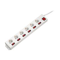 Hama "6+1", XL - Steckdosenleiste - 230 V - 3500 Watt - Ausgangsanschlüsse: 6 (CEE 7/4)