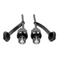 Eaton Tripp Lite Series Industrial Cat5e/Cat6 STP Ethernet Cable - RJ45 M/M, CMX Outdoor, IP68, 26 AWG, TAA, 50 ft. (15.24 m)