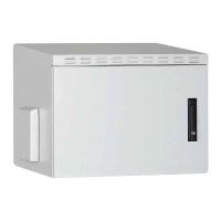 DIGITUS Professional DN-19-24U-6-6-I-OD - Gehäuse - geeignet für Wandmontage - Hellgrau, RAL 7035 - 24U - 48.3 cm (19")