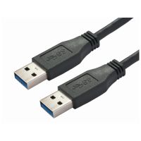 Bachmann 918.081, 1 m, USB A, USB A, USB 3.2 Gen 1 (3.1 Gen 1), Schwarz