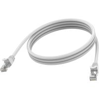 Vision TC 2MCAT6A, 2 m, Cat6a, U/UTP (UTP), RJ-45, RJ-45, Weiß