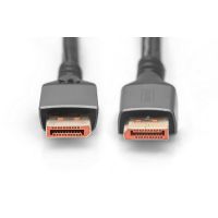 DIGITUS 16K DisplayPort Anschlusskabel, Version 2.1,  1m, 80G, schwarz