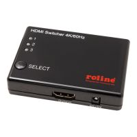 ROLINE HDMI Switch - Video/Audio-Schalter - 3 x HDMI