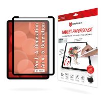 E.V.I. Displex TABLET PAPERSENSE für iPad Pro 11'' (1./2./3./4. Gen.)/Air (4./5. Gen.), wiederablösbare Schreibfolie und Zeichenfolie mit Paper Feeling, Papierähnliche Schutzfolie für den Bildschirm, 27,9 cm (11"), Matt, 5H, Polyethylenterephthalat, 1 Stü