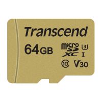 Transcend 500S - Flash-Speicherkarte (microSDXC-an-SD-Adapter inbegriffen)