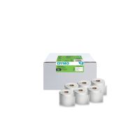 Dymo 2177565, Weiß, Selbstklebendes Druckeretikett, Gestanztes Etikett, Direkt Wärme, Universal, Rechteck