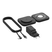 Belkin BoostCharge Pro 2-in-1 - Induktive Ladematte + AC-Netzteil - 15 Watt - Fast Charge (magnetisch)