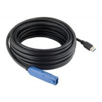 Exsys EX-1406, 10 m, USB A, USB A, USB 3.2 Gen 1 (3.1 Gen 1), Schwarz