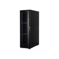 DIGITUS Professional Unique DN-19 SRV-42U-6/12B - Schrank Netzwerkschrank - Schwarz, RAL 9005 - 42HE - 48.3 cm (19")
