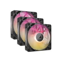 Corsair iCUE Link RX120 MAX RGB Starter Kit - Gehäuselüfter - 120 mm - Schwarz (Packung mit 3)