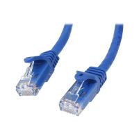StarTech.com 5m CAT6 Ethernet Cable, 10 Gigabit Snagless RJ45 650MHz 100W PoE Patch Cord, CAT 6 10GbE UTP Network Cable w/Strain Relief, Blue, Wiring is UL Certified/TIA - Category 6 - 24AWG (N6PATC5MBL)