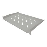 Intellinet 19" Cantilever Shelf, 1U, Shelf Depth 300mm, Vented, Max 25kg, Grey, Three Year Warranty - Rack - Regal - Grau, RAL 7035 - 1U - 48.3 cm (19")