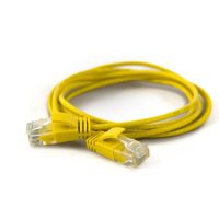WANTEC 7281, 0,1 m, Cat6a, U/UTP (UTP), RJ-45, RJ-45, Gelb