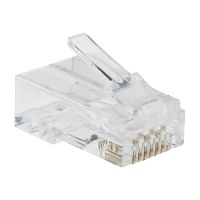 Eaton Tripp Lite Series Cat6 RJ45 Pass-Through UTP Modular Plug, 50 Pack - Netzwerkanschluss - RJ-45 (M)