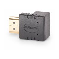 StarTech.com Down Angle HDMI 2.0 Adapter, 90-Degree HDMI Port Saver, M/F