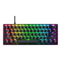Razer Huntsman V3 Pro - Tastatur - 60% - mini - Hintergrundbeleuchtung - USB-C - QWERTZ - Deutsch - Tastenschalter: Razer Analog Optical Switches (Gen-2)