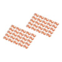 DIGITUS Kabelclips mit Farbcodierung - für Patch-Kabel - orange (Packung mit 100)