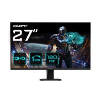 Gigabyte GS27QA 27" QHD Gaming Monitor - 2560 x 1440 (QHD), 180Hz, 1ms, 300 cd/m², FreeSync, HDR ready, HDMI 2.0, DisplayPort 1.4, 68,6 cm (27"), 2560 x 1440 Pixel, Quad HD, LCD, 1 ms, Schwarz