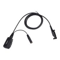 Hytera Communications Hytera ACN-02P - Audiokabel - Mini-Stecker weiblich zu 13-poliger Steckverbinder männlich - Schwarz - PTT-Taste (Push-to-Talk)