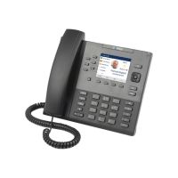 Mitel 80C00002AAA-A, IP-Telefon, Schwarz, Kabelgebundenes Mobilteil, Benutzer, 9 Zeilen, LCD
