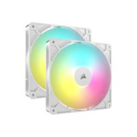 Corsair RS140 ARGB Dual Pack - Gehäuselüfter - 140 mm - weiß (Packung mit 2)