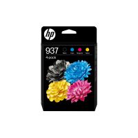 HP 937 - 4er-Pack - Schwarz, Cyan, Magenta, Gelb