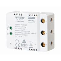 Shelly SHELLY_PBS_SW40, Intelligentes Relais, Weiß, HTTPS, TLS, 6000 W, 25 A, 110 - 240 V