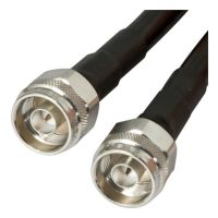 ALLNET ALL-CAB-NM-NM5-RG8, 5 m, N-Typ, N-Typ, Schwarz, Silber