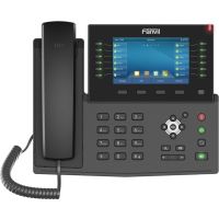 Fanvil X7C V2, IP-Telefon, Schwarz, Kabelgebundenes Mobilteil, 20 Zeilen, Ton/Impuls, LCD