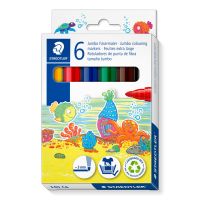 STAEDTLER 340 C6, 6 Farben, Gemischte Farben, 3 mm, Mehrfarbig, Tinte auf Wasserbasis, Kinder