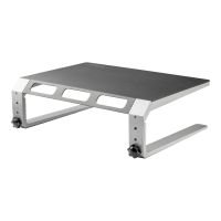 StarTech.com Bildschirmerhöhung - für bis zu 32 "Monitor - höhenverstellbar - Monitorerhöhung - Stahl und Aluminium - MONSTND - Aufstellung - für Monitor - Aluminium, Stahl - Bildschirmgröße: 81.3 cm (32")