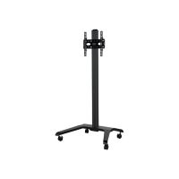 B-TECH BT8562 - Wagen - für Flachbildschirm - universell, Trolley - verriegelbar - Schwarz - Bildschirmgröße: up to 190 cm (bis zu 75")