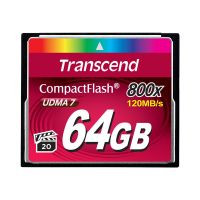 Transcend Flash-Speicherkarte - 64 GB - 800x