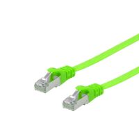Equip Cat.6A U/FTP Flat Patchkabel, 2m, Grün, 2 m, Cat6a, U/FTP (STP), RJ-45, RJ-45, Grün