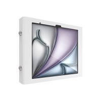 Compulocks iPad Air M2 & M3 13", Apex Secured Enclosure Wall Mount - White - Gehäuse - für Tablett - Glasbefestigung, Raum - verriegelbar - hochwertiges Aluminium - weiß - Bildschirmgröße: 33.02 cm (13")