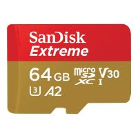 SanDisk Extreme - Flash-Speicherkarte (microSDXC-an-SD-Adapter