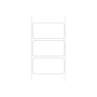 Zebra Z-Perform 1000D - Papier - permanenter Klebstoff - 50.8 x 25.4 mm 2580 Etikett(en) (1 Rolle(n)