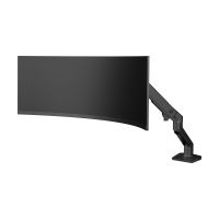 Ergotron HX - Befestigungskit (Gelenkarm) - Konstante Krafttechnologie - für Curved LCD-Display - für extrem tiefe gewölbte Bildschirme - mattschwarz - Bildschirmgröße: bis zu 144,8 cm (bis zu 57 Zoll)