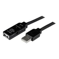 StarTech.com 10m aktives USB 2.0 Verlängerungskabel - St/Bu - USB Verlängerung / Repeater Kabel - USB-Verlängerungskabel - USB (W)