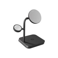 Zens 4-in-1 - Pad für induktives Laden / Ladegerät + AC-Netzteil - 18 Watt (24 pin USB-C)