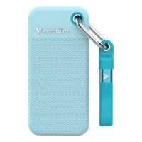 Verbatim Pocket SSD, 2 TB, USB Typ-C, 3.2 Gen 2 (3.1 Gen 2), 10000 MB/s, 10 Gbit/s, Blau
